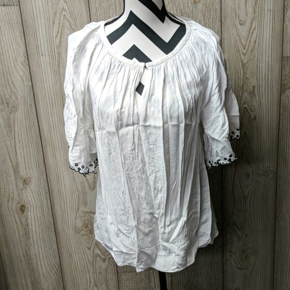 Ann taylor white blouse